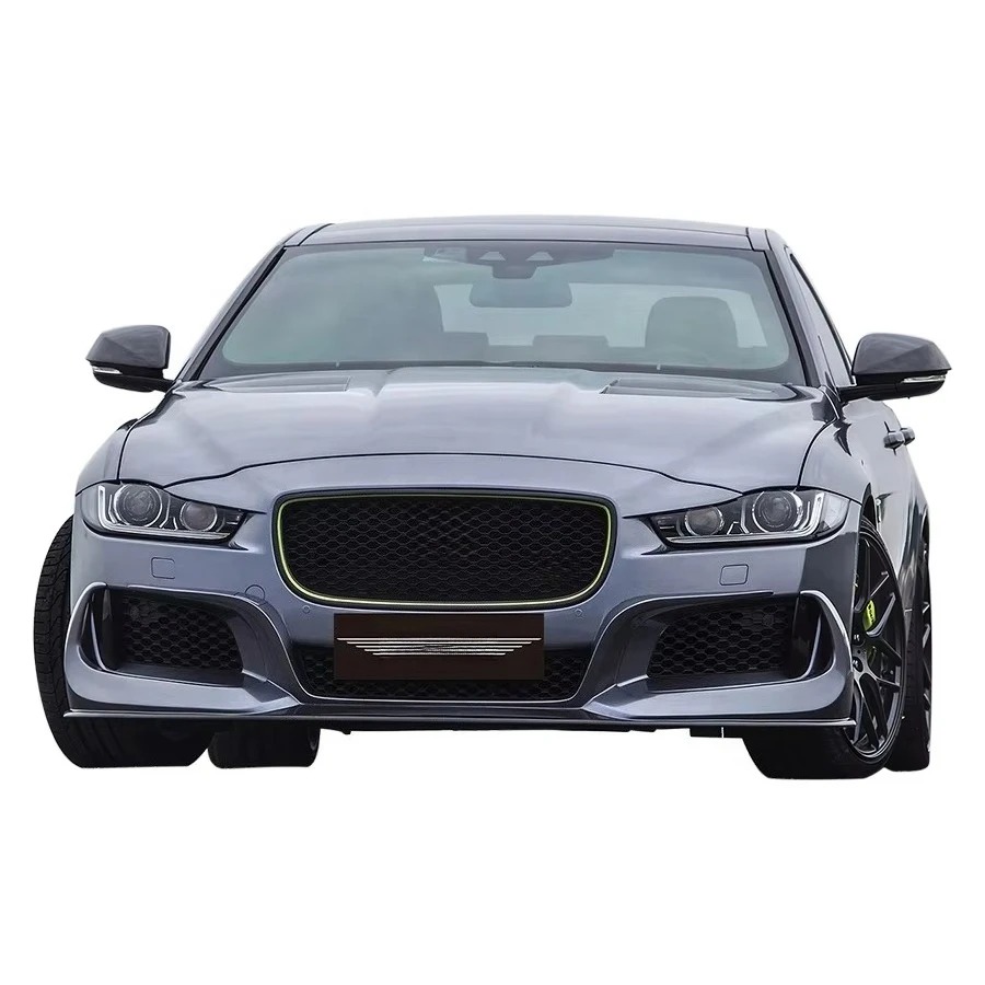 XE 2015-2019 Body Kit Half Carbon Fiber Front Lip Side Skirts Rear Diffuser Splitter New Condition Exhaust Bumper